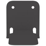 vidaXL Étagère Flottante Invisible 4 Pièces Noir 6 x 11 x 6.5 cm Métал