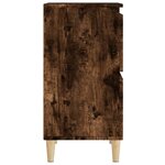 vidaXL Buffet Chêne fumé 60x35x70 cm Bois d'ingénierie