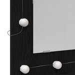 vidaXL Armoire Miroir Chêne noir 62 x 31 5 x 62 cm Bois d'ingénierie