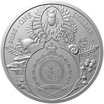 Pièce de monnaie en Argent 1 Dollar g 31.1 (1 oz) Millésime 2026 PORCINI (PRÉCOMMANDE)