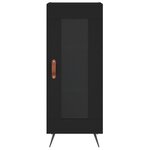 vidaXL Buffet Noir 34 5x34x90 cm Bois d'ingénierie