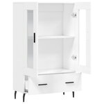 vidaXL Buffet haut blanc 69 5x31x115 cm bois d'ingénierie