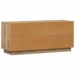 vidaXL Meuble TV Chêne artisanal 102 x 35 x 45 cm Bois d'ingénierie