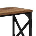 vidaXL Table console Bois ancien 156 x 28 x 80 5 cm Bois d'ingénierie