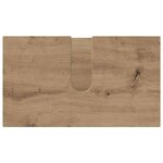 vidaXL Ensemble de mobilier de salle de bain 3 Pièces chêne artisanal