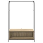 vidaXL Portemanteau avec étagères Chêne sonoma 100x44x160 cm