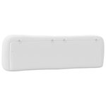 vidaXL Coussin de tête de lit blanc 193 cm similicuir