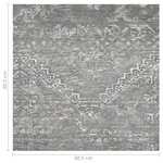 vidaXL Dalles de plancher autoadhésives 20 Pièces PVC 1 86 m² gris béton