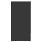 vidaXL Store enrouleur occultant 64 4 x 120 cm  largeur du tissu 60 cm  noir