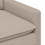 vidaXL Canapé Gris clair 76 x 81 x 87 5 cm Tissu