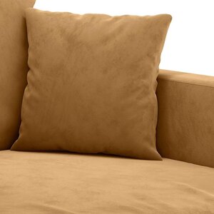 vidaXL Canapé à 2 places Marron 120 cm Velours