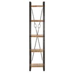 vidaXL Bibliothèque à 5 niveaux 40x30x180 cm Bois de manguier massif