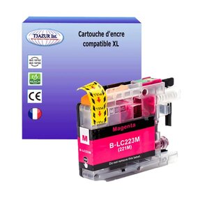 T3AZUR- Cartouche compatible avec Brother LC223 XL pour Brother MFCJ5620DW  MFCJ5625DW  MFCJ5720DW  MFCJ680DW  MFCJ880DW Magenta