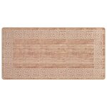 vidaXL Coureur de Tapis MARSA Blanc 100 x 200 cm Polyester et PVC