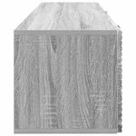 vidaXL Meuble TV mural Sonoma gris 98 x 31 x 30 cm Bois d'ingénierie
