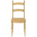 vidaXL Chaises à manger lot de 2 40x46x99 cm bois massif de pin