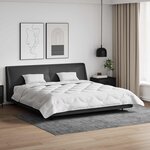 vidaXL Couette d'été avec oreiller 3 pièces Blanc Microfibre