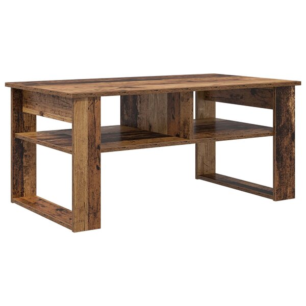 vidaXL Table basse Bois ancien 96 x 54 x 44 cm Bois d'ingénierie