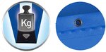 Pqt 10 Dossiers suspendus Polypro H Ultimate pour tiroir F80 mm Bleu L'OBLIQUE AZ