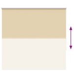 vidaXL Store enrouleur occultant largeur du tissu 146 6 cm polyester
