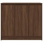 vidaXL Buffet chêne marron 85x34x76 cm bois d'ingénierie