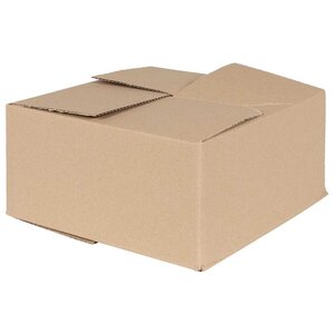 vidaXL Boîte Pliable 50 Pièces Marron 30 x 30 x 15 cm Carton