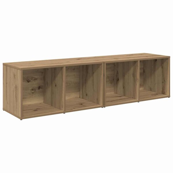vidaXL Ensemble meuble TV 2 Pièces Chêne artisanal 37 x 35 x 72 cm