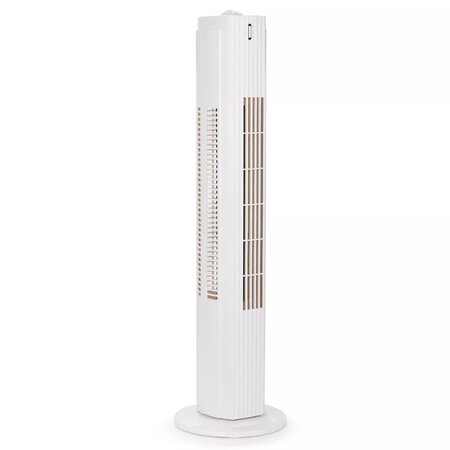 Tristar ventilateur tour ve-5962 35 w 75 cm blanc