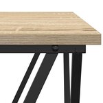vidaXL Table basse Chêne Sonoma 80 x 80 x 45 cm