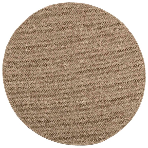 vidaXL Tapis de surface Rond HUARTE Naturel Ø 200 CM Polyester