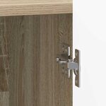 vidaXL Cabinet de chevet 2 Pièces Chêne Sonoma 43 x 34 5 x 52 cm