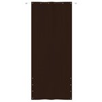 vidaXL Écran de balcon Marron 120x240 cm Tissu Oxford