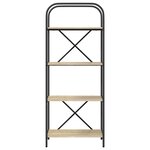 vidaXL Étagère Chêne sonoma 60 x 30 x 146 cm Bois d'ingénierie