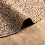 vidaXL Tapis 120 cm aspect jute intérieur et extérieur