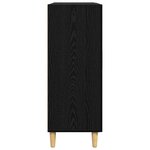 vidaXL Buffet Chêne noir 34 x 69.5 x 90 cm Bois d'ingénierie