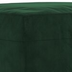 Banc banquette vert foncé 70 x 35 x 41 cm velours 02_0010611
