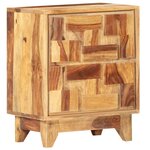 vidaXL Table de chevet 40 x 30 x 50 cm Bois massif