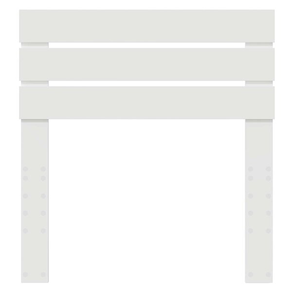 vidaXL Tête de lit Blanc 75 cm Bois d'ingénierie