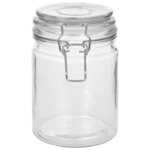 vidaXL Pots de conservation avec couvercle clipsable 6 Pièces 750 ml