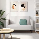 vidaXL Coussin de Dos Vert Mer 45 x 20 x 35 cm Tissu en velours côtelé