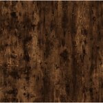 vidaXL Table d'appoint Chêne fumé 50x46x35 cm Bois d'ingénierie