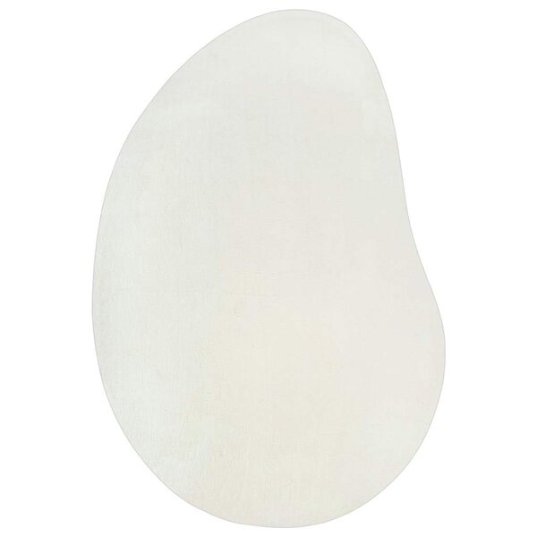 vidaXL Tapis Crème 80 x 150 cm Polyester