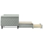 vidaXL Lit de jour avec gigogne et tiroirs sans matelas 80x200 cm