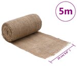 vidaXL Rouleau de jute 0 25x5 m 100 jute 200 g/m²