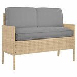 vidaXL Set de coussins de palette 3 Pièces Gris 120 x 50 x 12 cm