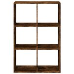 vidaXL Étagère séparatrice de pièce chêne fumé 69 5x29x103 5 cm