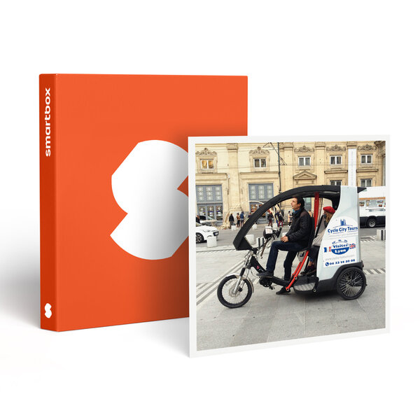SMARTBOX - Coffret Cadeau Visite guidée en cyclo des quartiers historiques de Lyon et du musée de Guignol en famille -  Sport & Aventure