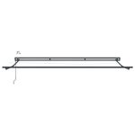 vidaXL Auvent rétractable électrique 4 5 × 3 5 m