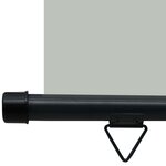 vidaXL Auvent latéral de balcon 120x250 cm Gris
