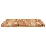 vidaXL Dessus de table rectangulaire 100x80x4 cm bois massif d'acacia